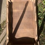 Table basse style Louis XV bois brut