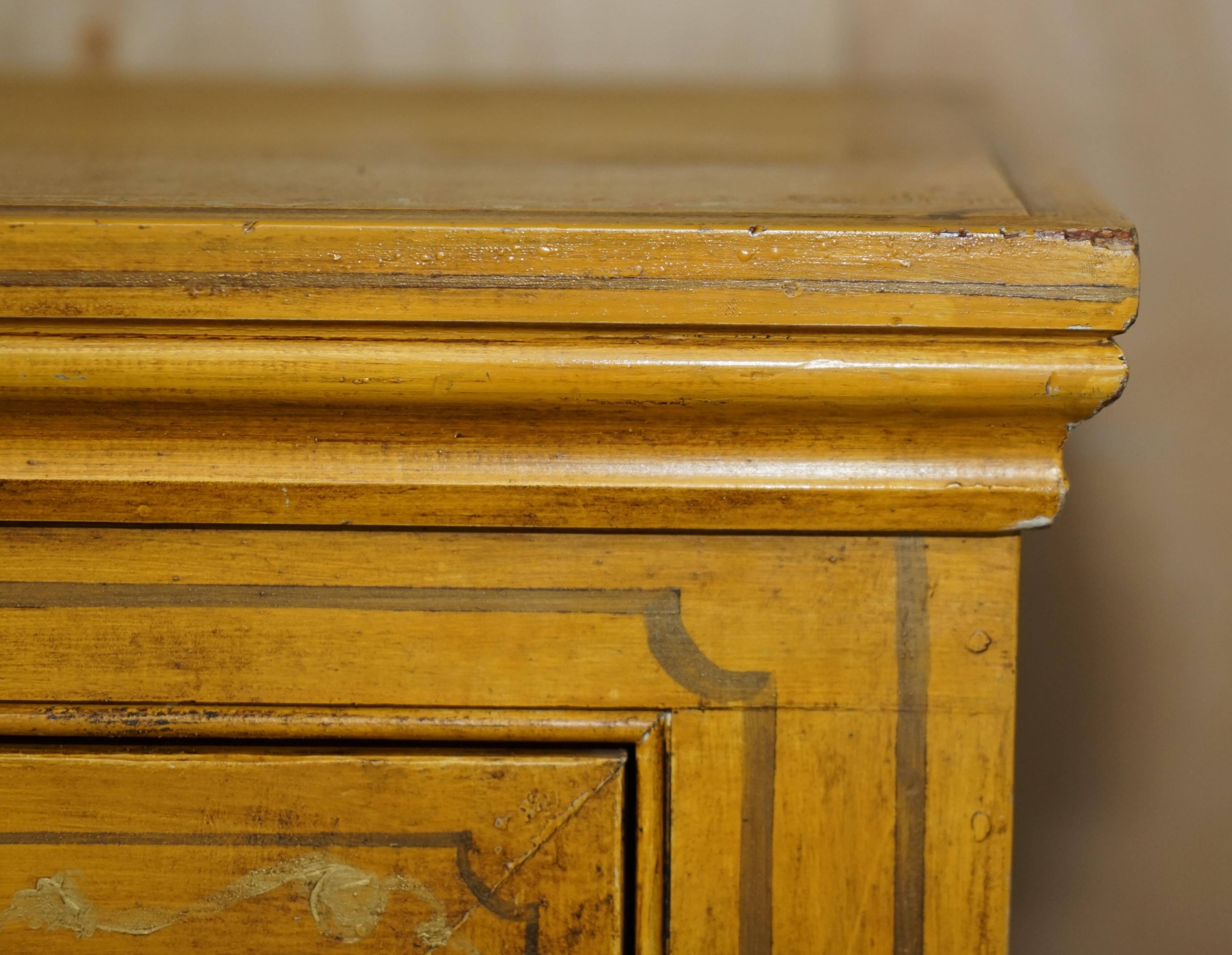 French antique steward's buffet circa 1860 in pine.