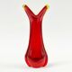Vase Sommerso en verre de Murano du milieu du siècle par Flavio Poli pour Seguso, Murano, Italie, années 1960