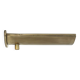 Vintage wall light with dimmer, solid brass, France 1970