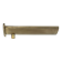 Vintage wall light with dimmer, solid brass, France 1970