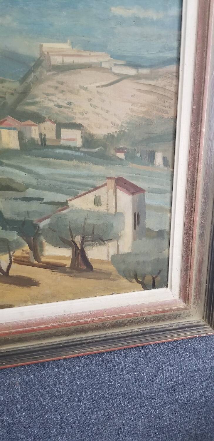 Modern school of the 20th century - oil on canvas - 54.5 x 65.5 cm