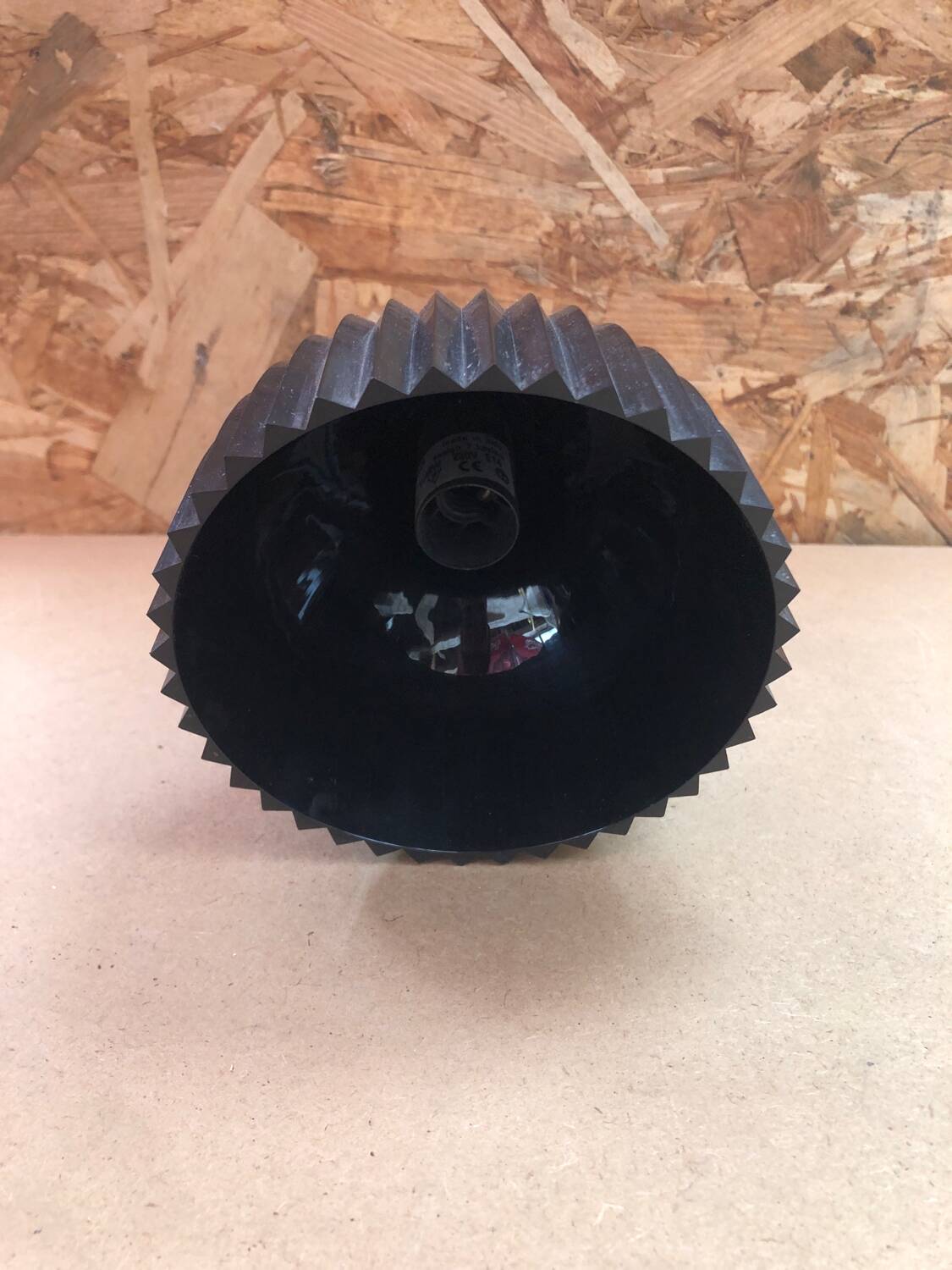 Old Wall Lamp E by KARTELL Design Laviani Bakelite Black + Chrome Metal #B015