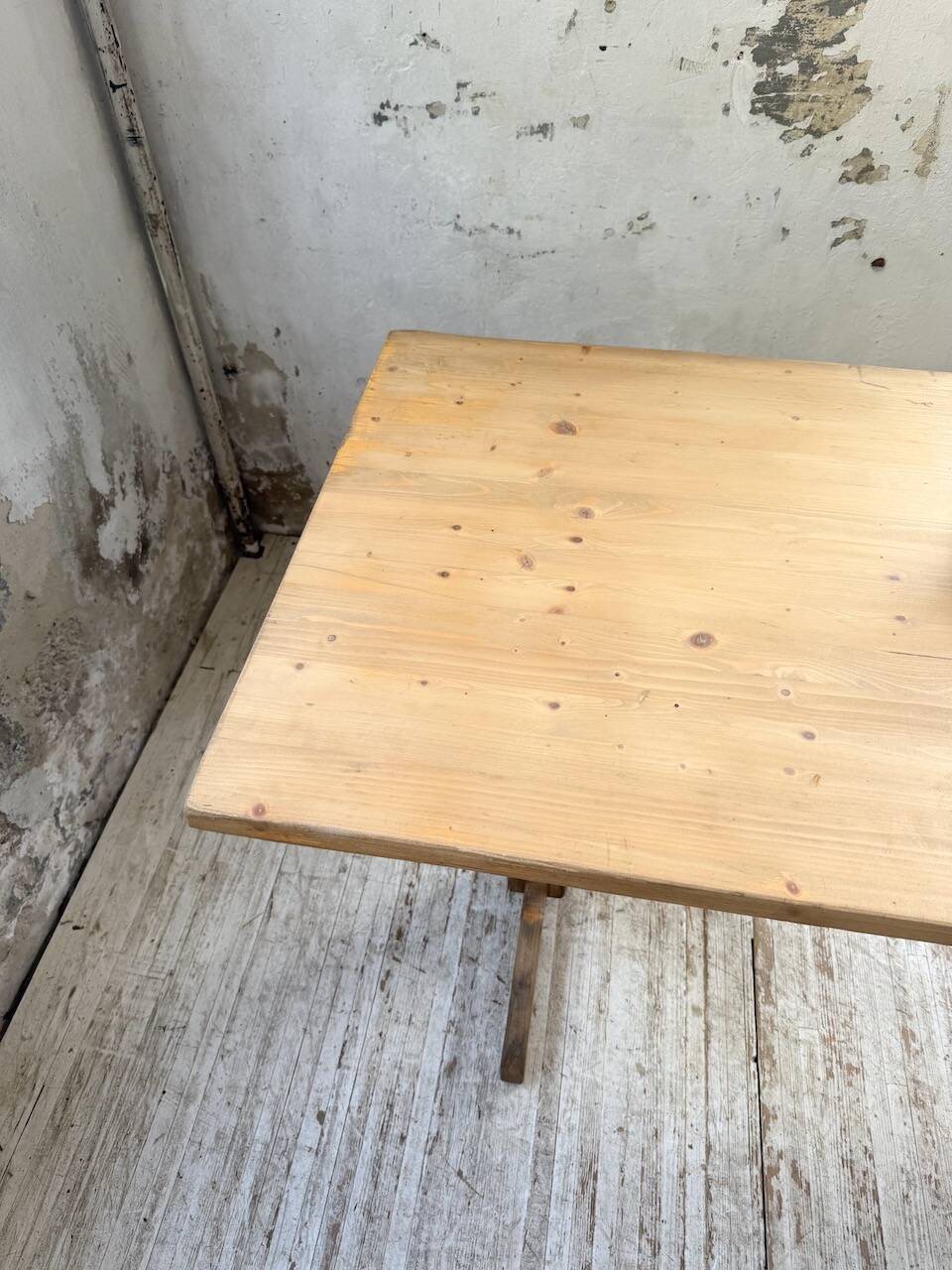 Perriand mountain furniture pine dining table