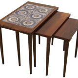 Tables gigognes en palissandre 'Fensmark'