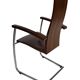 Vintage set of four designer chairs solid beech chrome