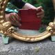 Miroir doré 31x22 cm