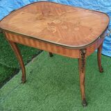 Table en marqueterie style Louis XV