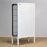 Glass & Iron Medical Cabinet, 1970s