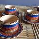 5 cups coffee cups in ceramics