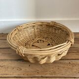 Rattan wicker pan