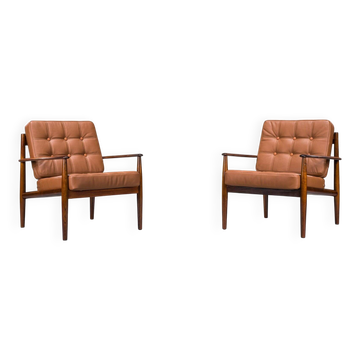 Set of Model 118 armchairs in rosewood by Grete Jalk for France & Son, 1960s