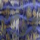 Tableau texturé contemporain Bleu imprimé  Ref cobalt