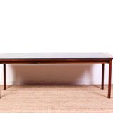 Table basse en palissandre avec plateau en cuir Danemark