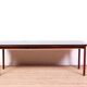 Rosewood coffee table with Denmark leather tray