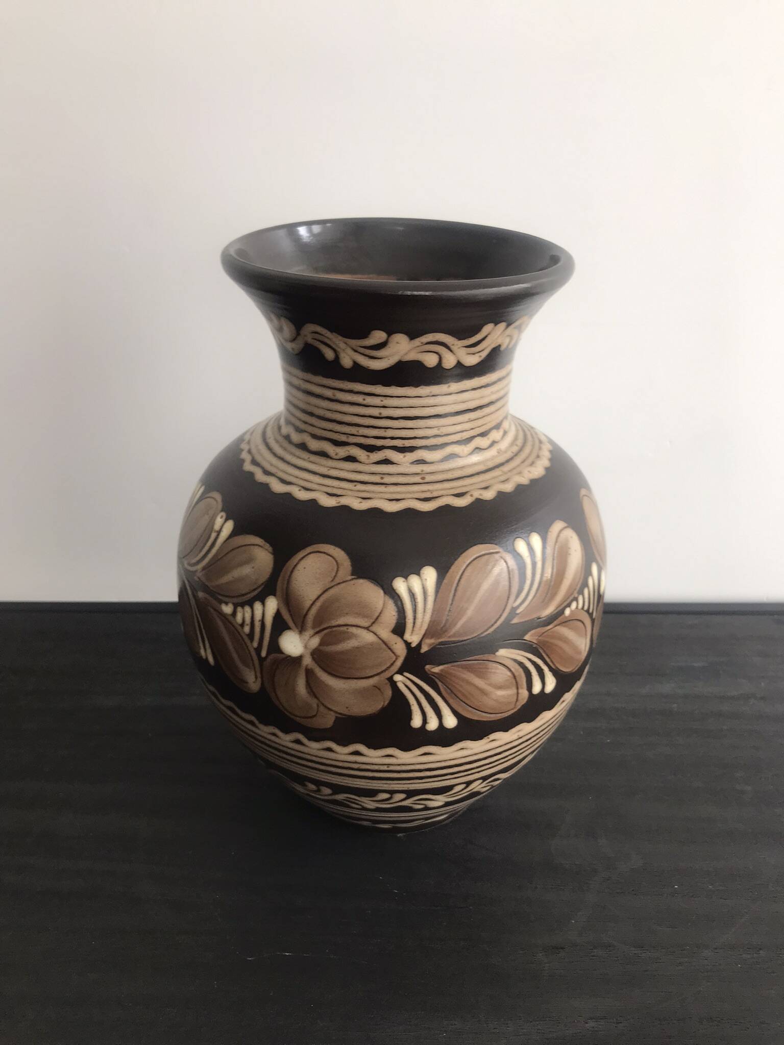 vintage hungarian pottery vase