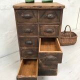 Wooden craft furniture with 10 drawers