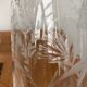 Paire de carafes gravées Napoleon III