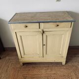 Pale yellow Parisian buffet