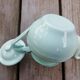 Enamelled sheet metal teapot