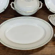 Table service in Limoges porcelain J.B Tricard and Co.