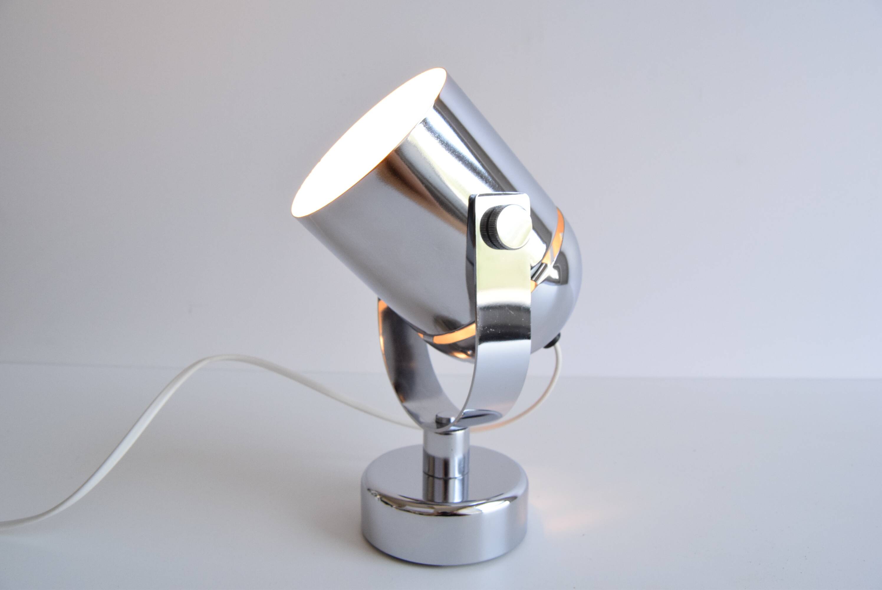 Chrome wall Lamp by Stanislav Indra for Combi Lux, 1970's.