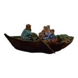 Oil on canvas "boat trip"