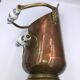 Copper umbrella holder and vintage porcelain handles