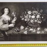 Art photography after Jacques Linard, The flower girl, 60s-70s