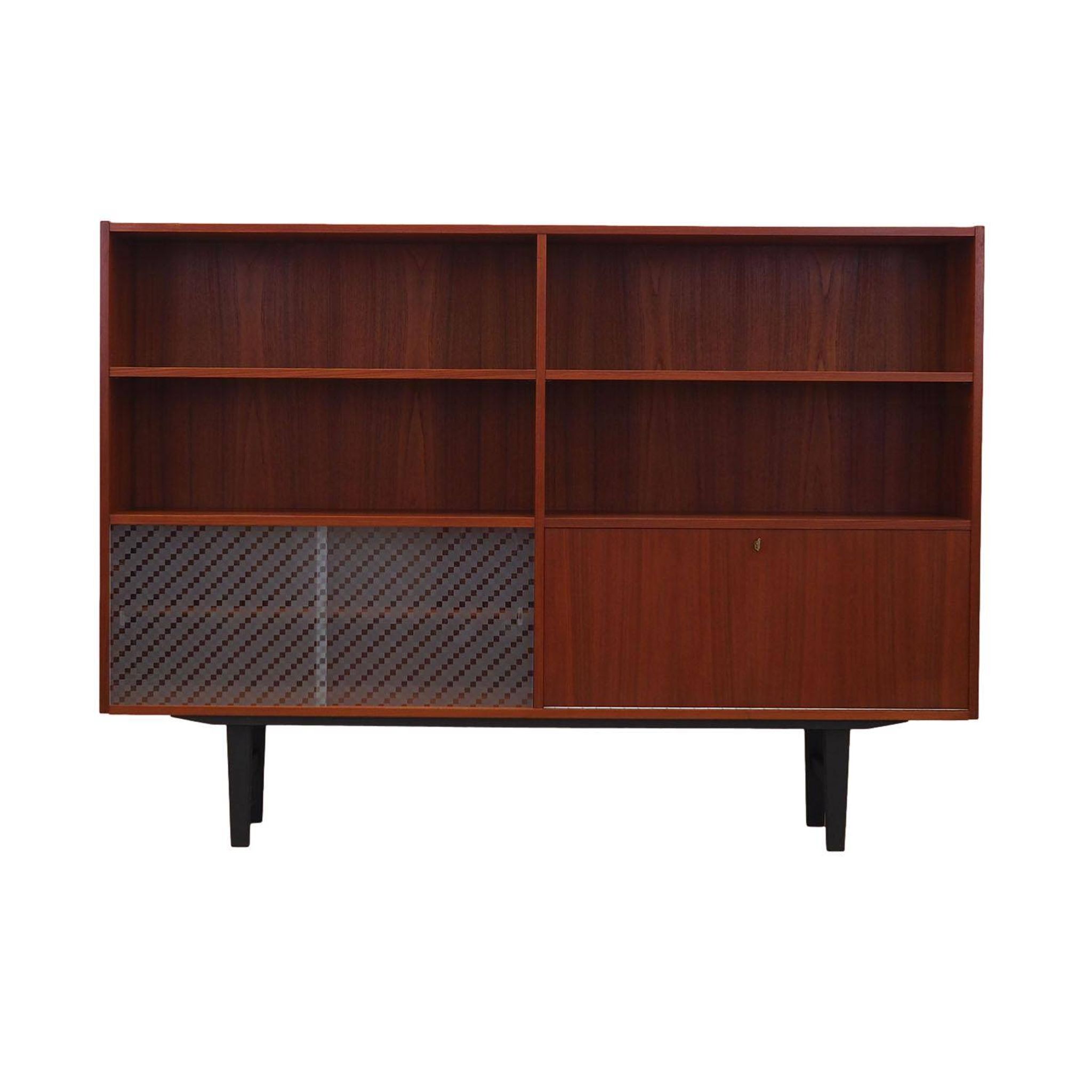 Teak bookcase, Danish design, 1970s, production: Denmark