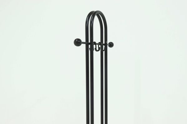 Porte-manteau post-moderne sur pied des années 1980