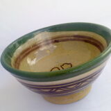 Berber bowl in earth with motifs