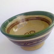 Berber bowl in earth with motifs