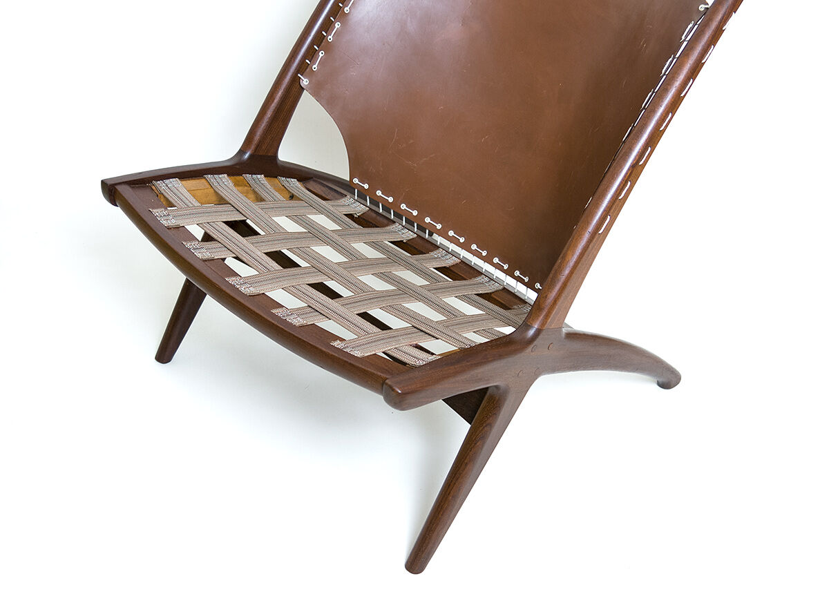 Iconic "Krysset" Chair Design Fredrik Kayser For Gustav Bahus 50s 60s Scandinavian Modern