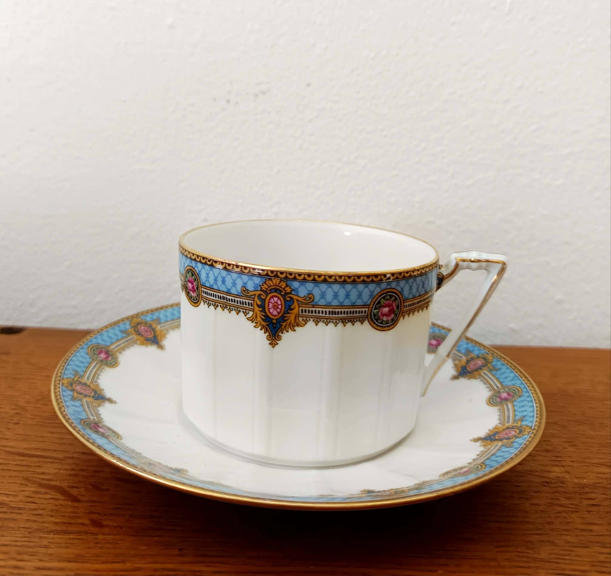 Coffee service Limoges Chabrol & Poirier 1925 Art Deco