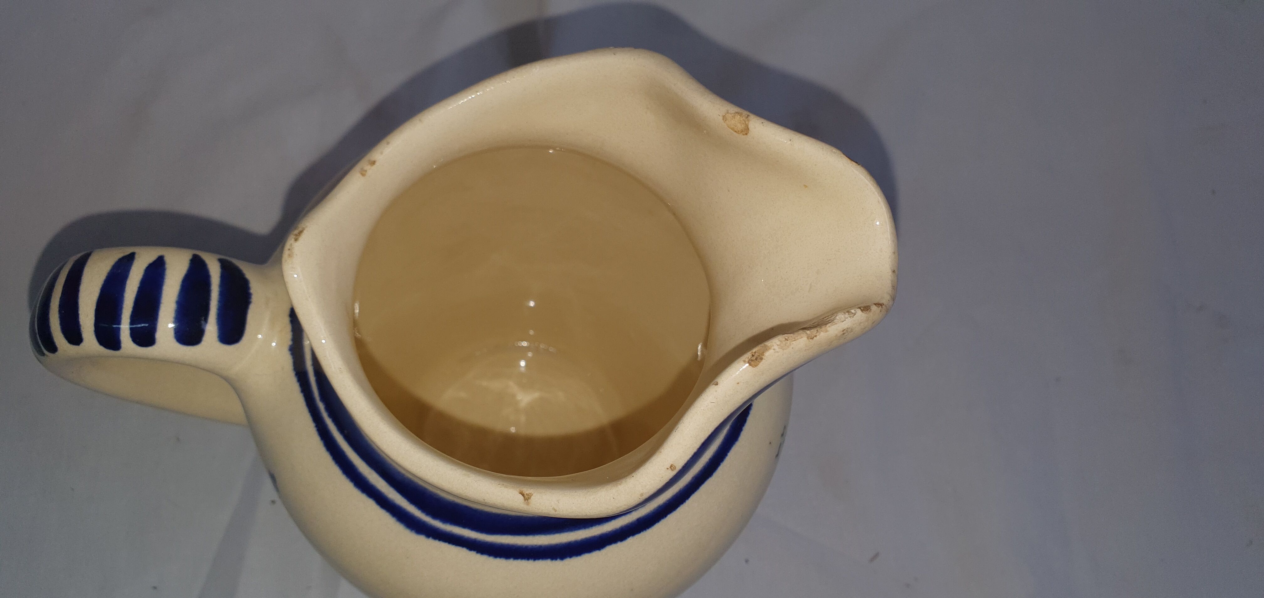 Henriot Quimper HB ceramic pitcher