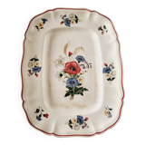 Sarraguemines&digion porcelain serving plate agreste model 1920
