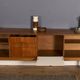 Restored 1960s Retro Long Nathan Corinthian Teak & Rosewood Sideboard