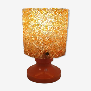 Lampe vintage orange 70's