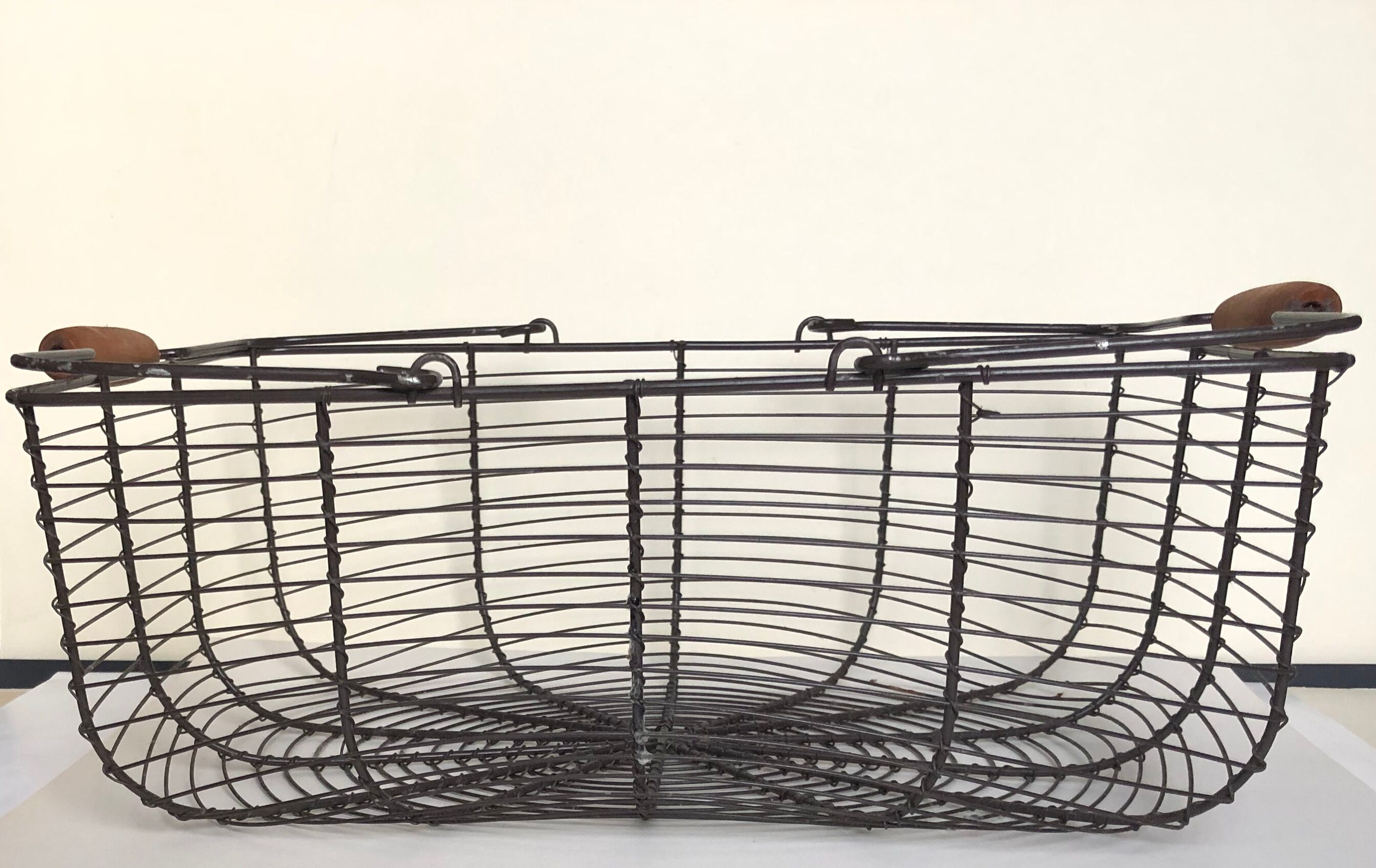 Vintage metal basket