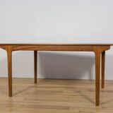 Mid-Century Teak Extendable Dining Table from McIntosh, United Knigdom.