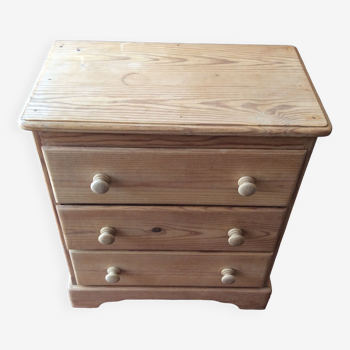 Fir chest of drawers