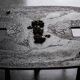 Thomas Serruys iron brutalist coffee table, Belgium, 2019