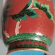 Enamel lamp cloisonnée drimmer vintage 56 cm h