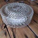 Round glass ceiling light