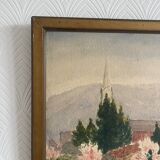 Original watercolor by Ray Perraud, 1933.