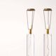 Set of French 1970s Lucite Table Lamps