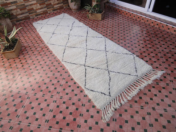 Beni Wool rug 285 x 100 cm