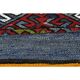 1970s Vintage Turkish Oushak Handmade Wool Cotton Orange Runner Rug 136x327