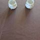 Vintage porcelain salt and pepper shakers.